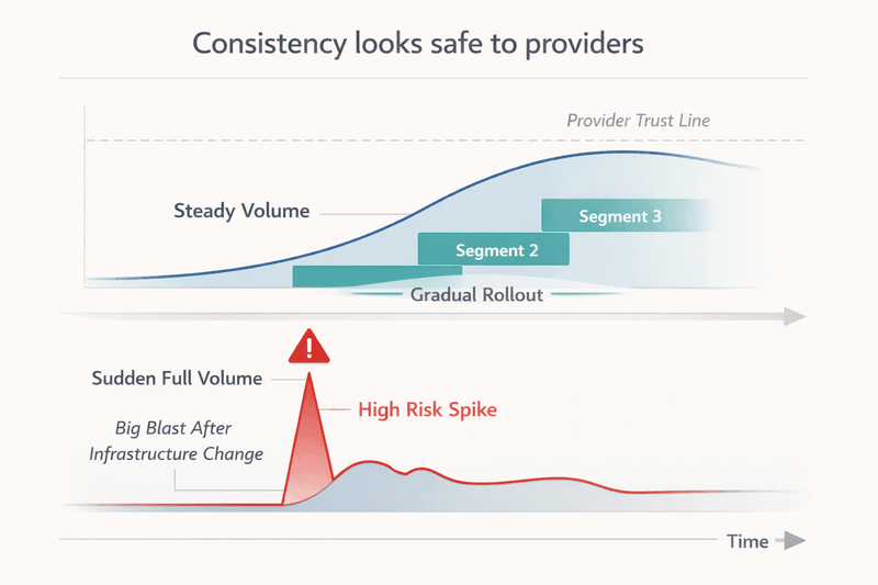 consistency looks safe to providers