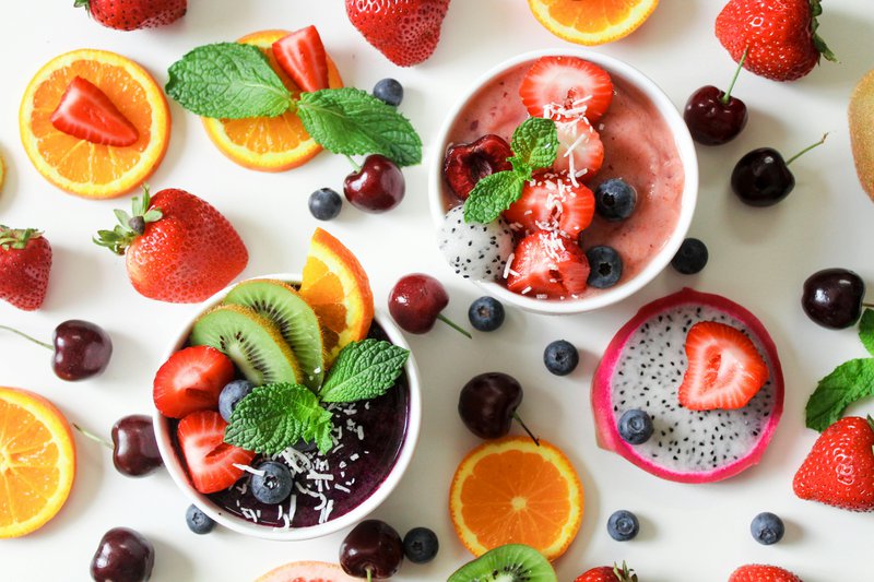 This photo features the best superfoods in bowls