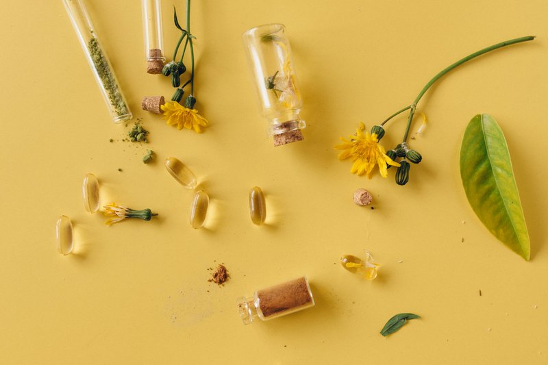This photo features plant-based gut health supplement 