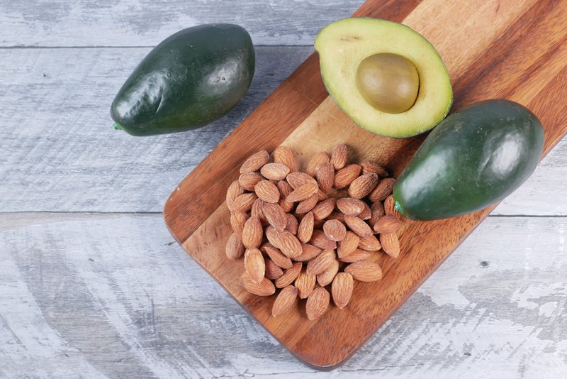 This photo features plant-based sources of vitamin e