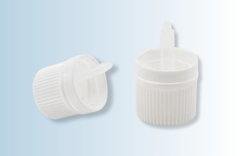 vertical dropper cap for dropper bottle