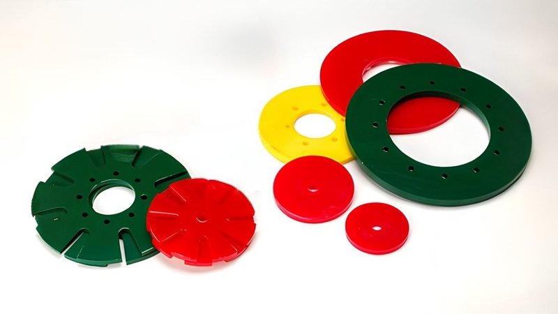 Girard Polyurethane Guide Discs, Sealing Discs, Scraper Discs and Multi-Diameter Discs range in size from 2” to 56”. 