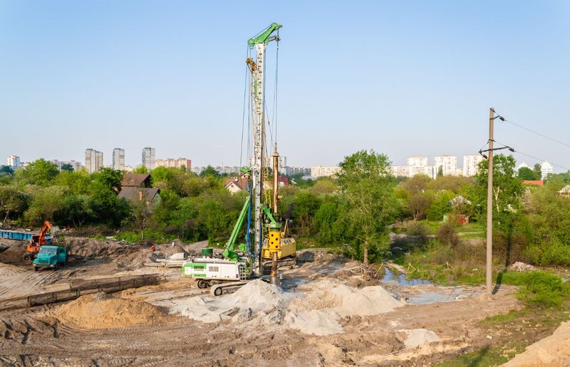 ASTM A252 pipe pile foundation installation