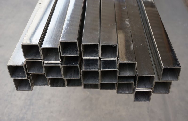 a rack of slim HSS column 