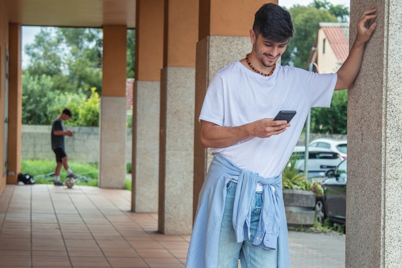using a resident mobile app