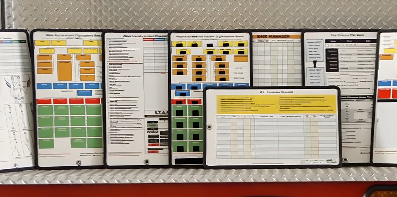 NIMS compliance boards displayed