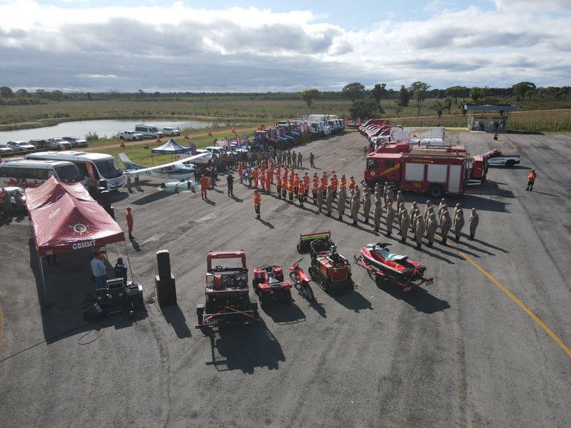 A firefighter training session at a local fire department.