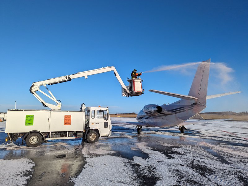 An emergency response for an aircraft emergency that could be a mass casualty incident.
