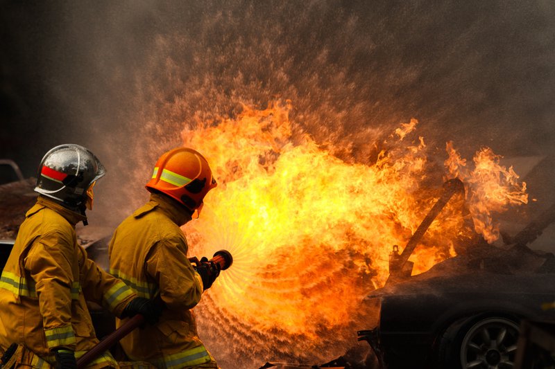 Multi-agency fire training
