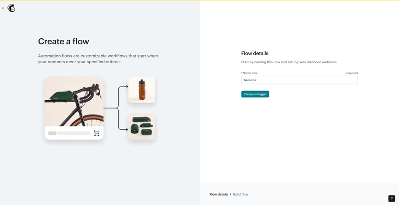 4. Give a name to your automation flow. And click on “choose a trigger.”