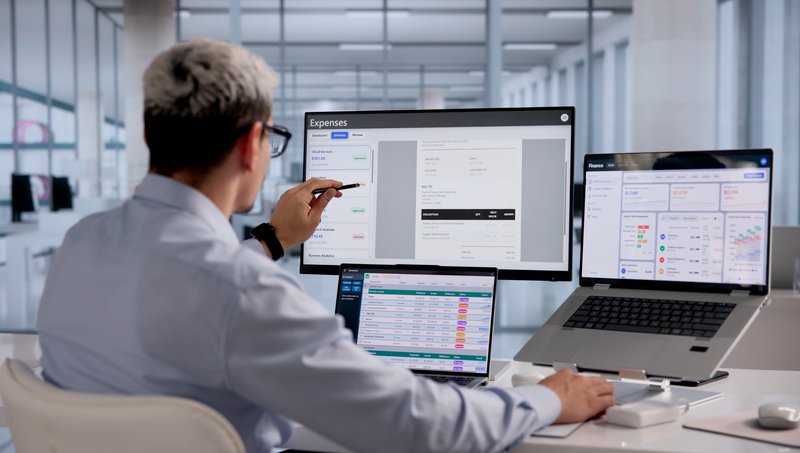 Accounts receivable tracking during business market expansion