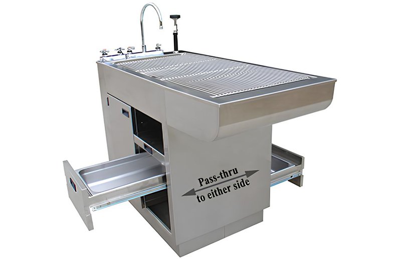 veterinary dental table with water-flo