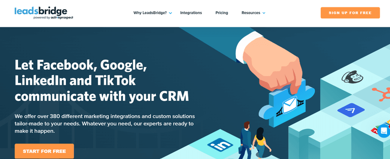Leadsbridge HubSpot app