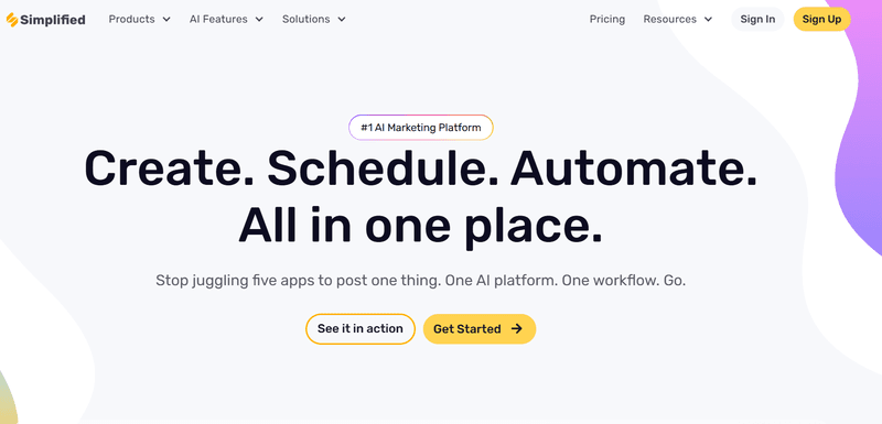 best social media marketing tool - Simplified
