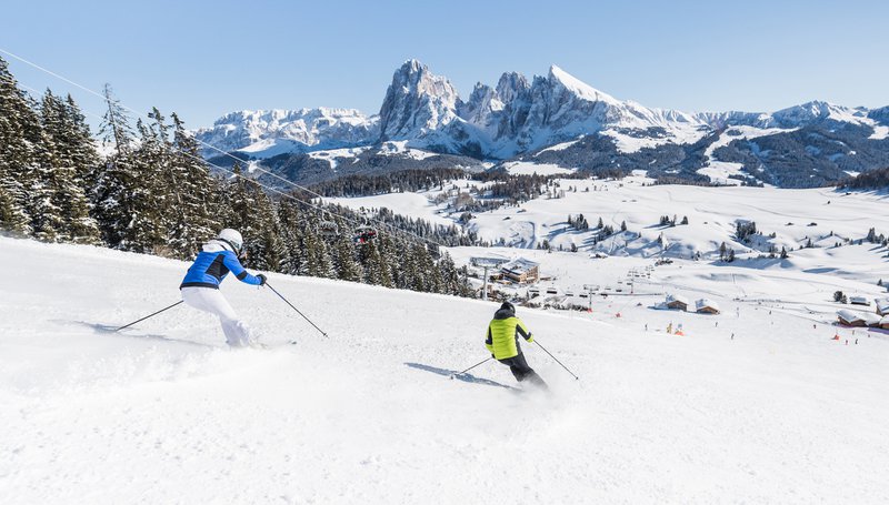 wintersporten in Zuid-Tirol