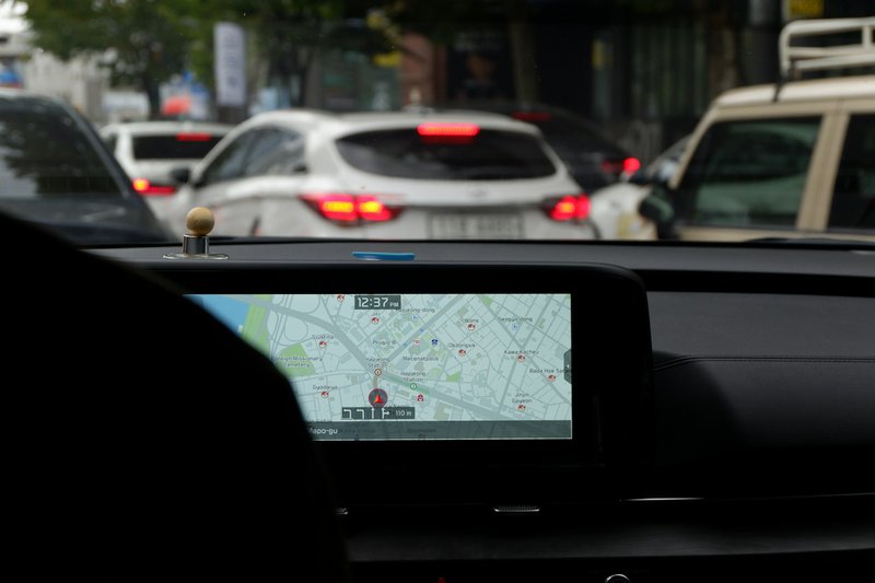GPS toestel in de auto