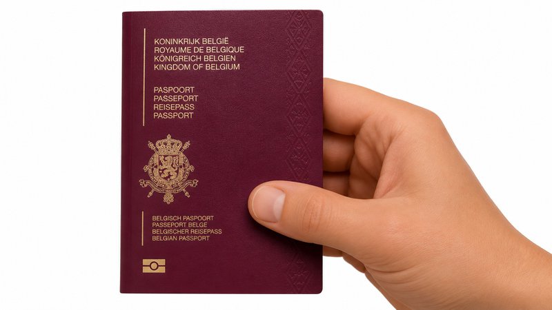 documents de voyage passeport belge.