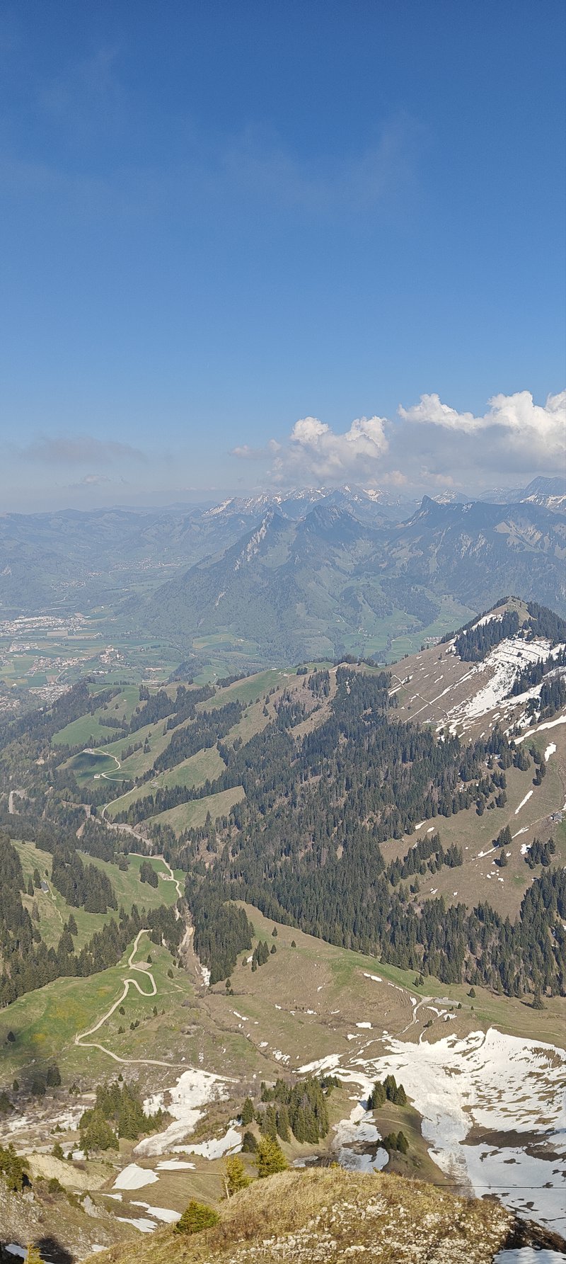 Paysage de montagnesen été.