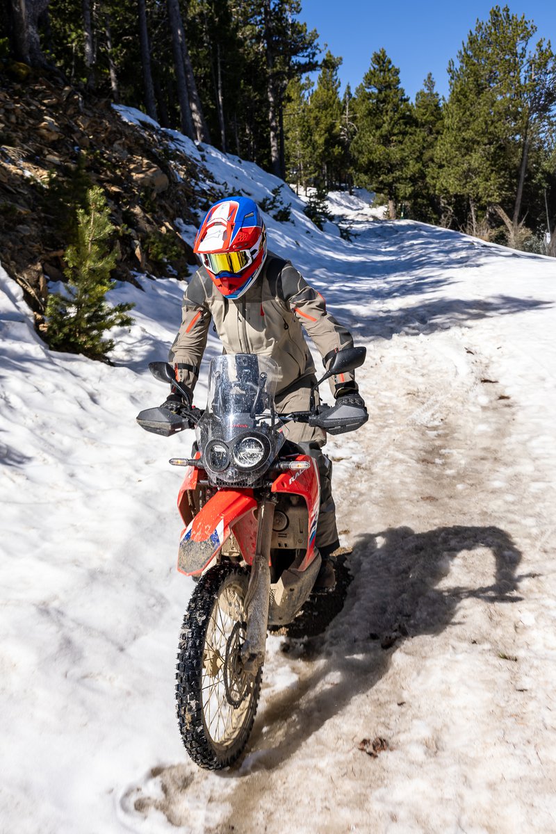 Honda CRF300 Rally neige