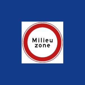 zones environnementales aux Pays-Bas: Panneau de signalisation (C22a) : Interdit aux voitures particulières et aux véhicules utilitaires, aux camions ou aux bus équipés d’un moteur diesel